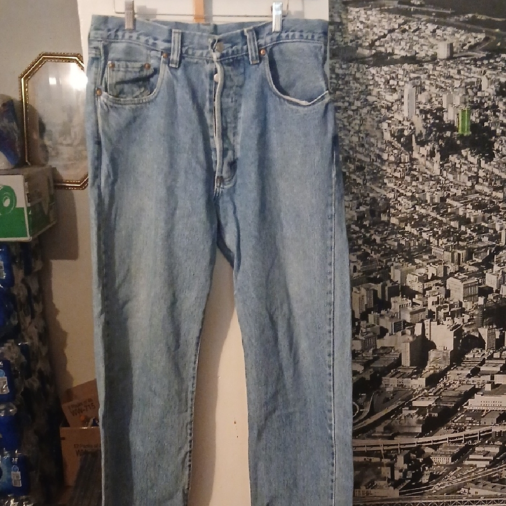 Banana Republic 35 X 30 Men's Blue Jeans 100% Cotton